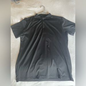 Mizzen and Main Black Polo Sz M